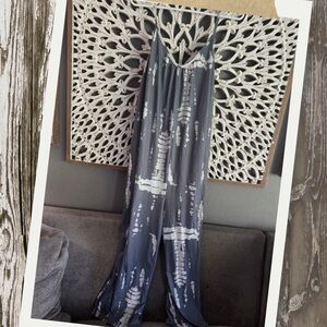 Amazon Gray and White Jumpsuit